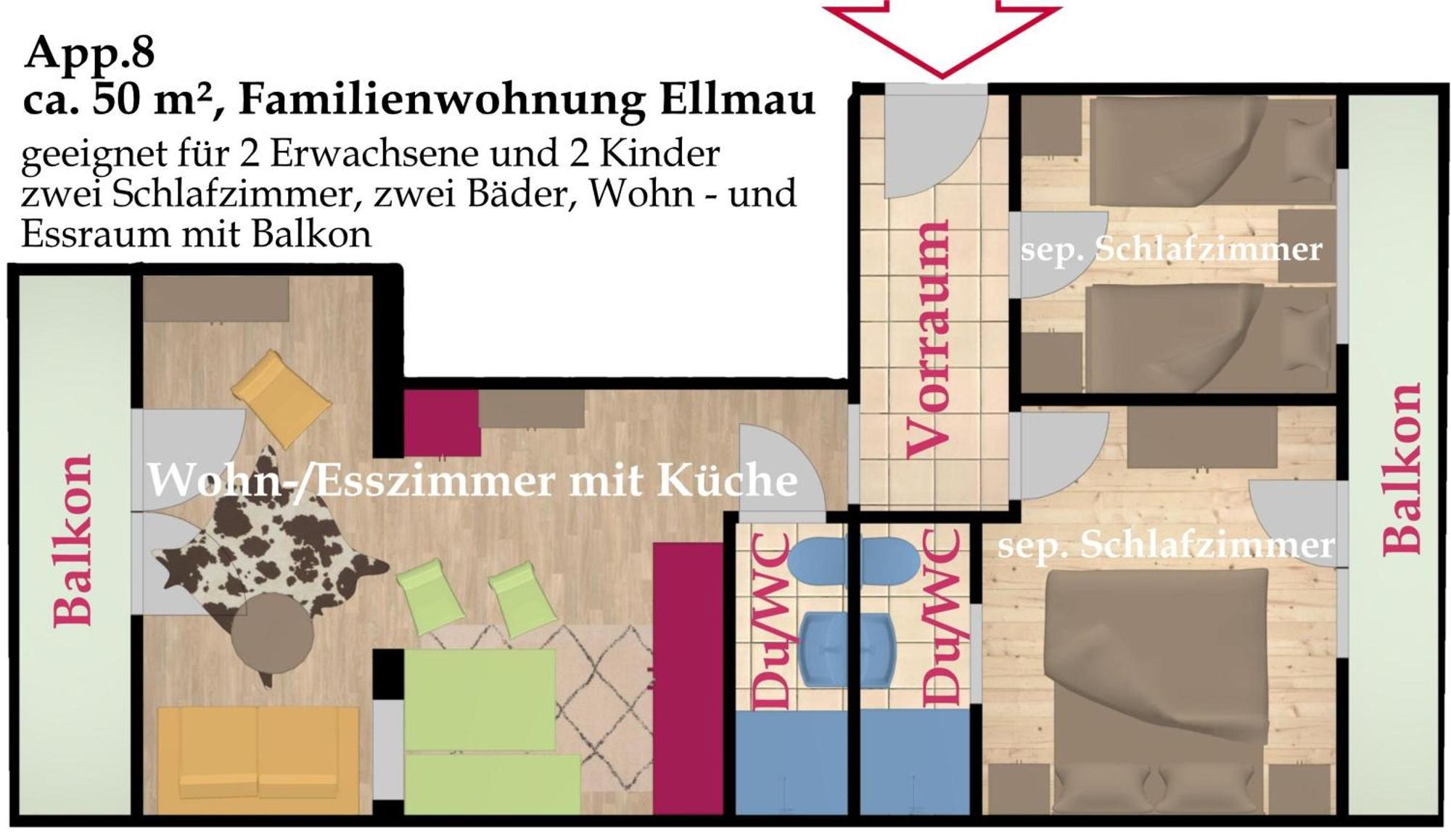 Kaiserapart Ellmau Zentrum Exteriör bild